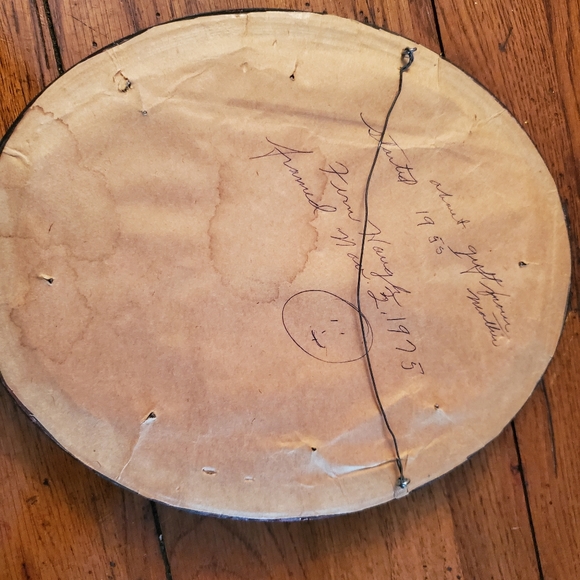 Cross stitch framed floral picture - Picture 2 of 2